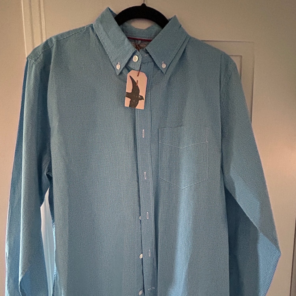 Men's Relwen Micro-Gingham Shirt